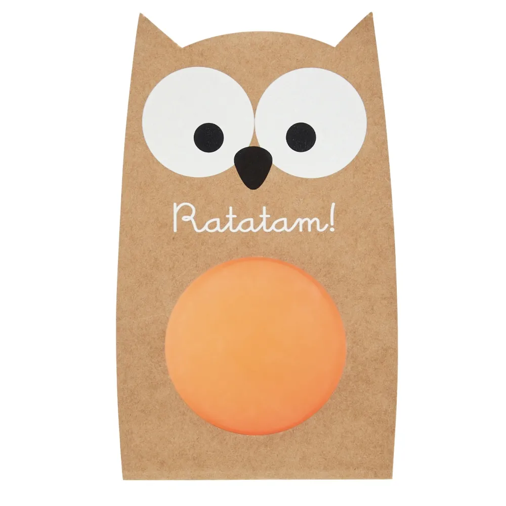Sale Ratatam Balle rebondissante hibou 57 mm – Orange