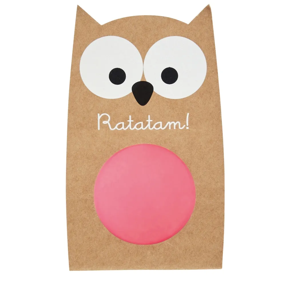 Online Ratatam Balle rebondissante hibou 57 mm – Rose