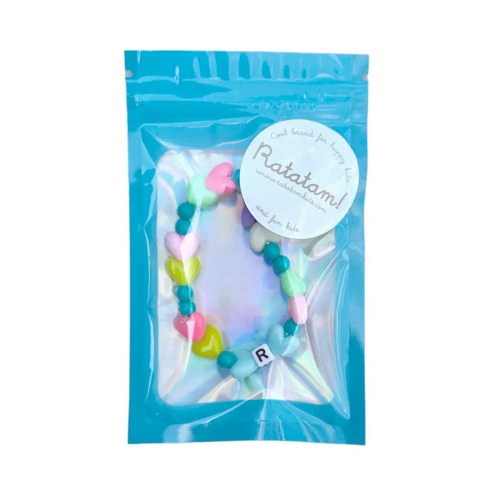 Cheap Ratatam Bracelet bleu coeur