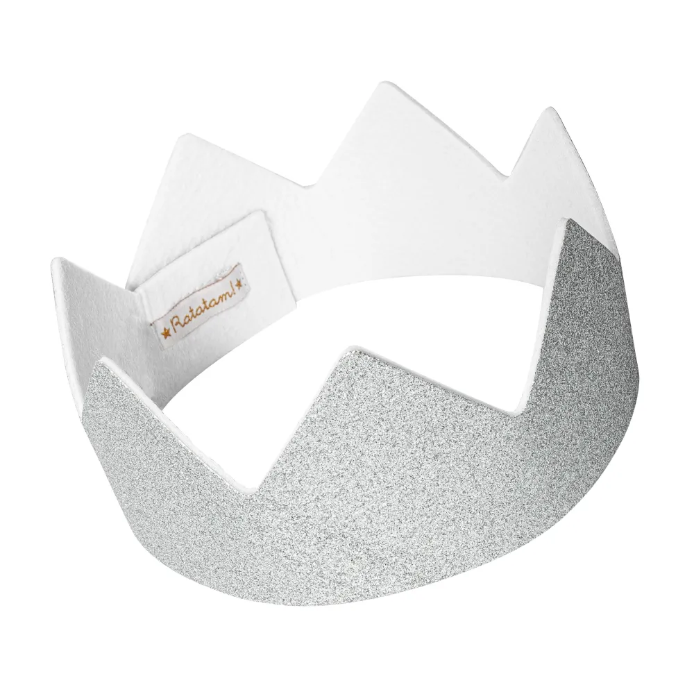 Shop Ratatam Couronne pailletée – Argent