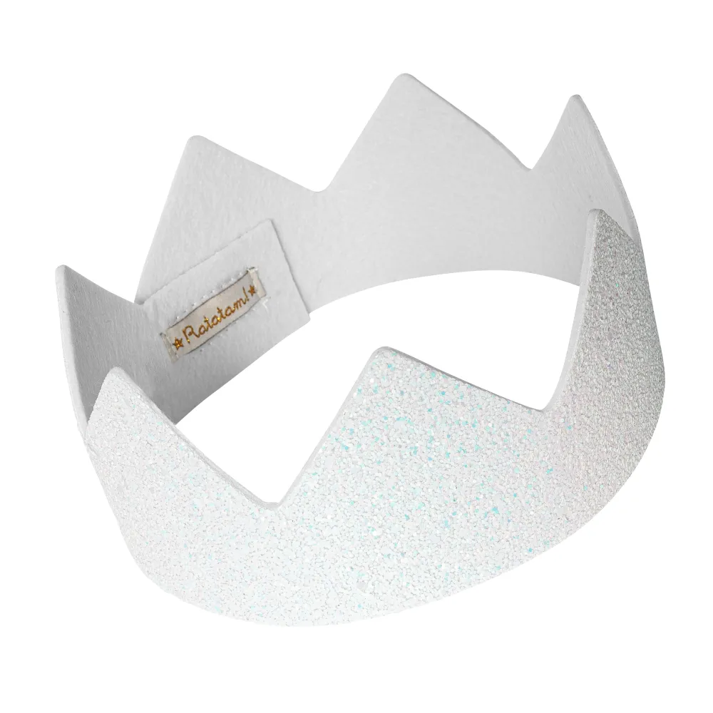 Store Ratatam Couronne pailletée – Blanc