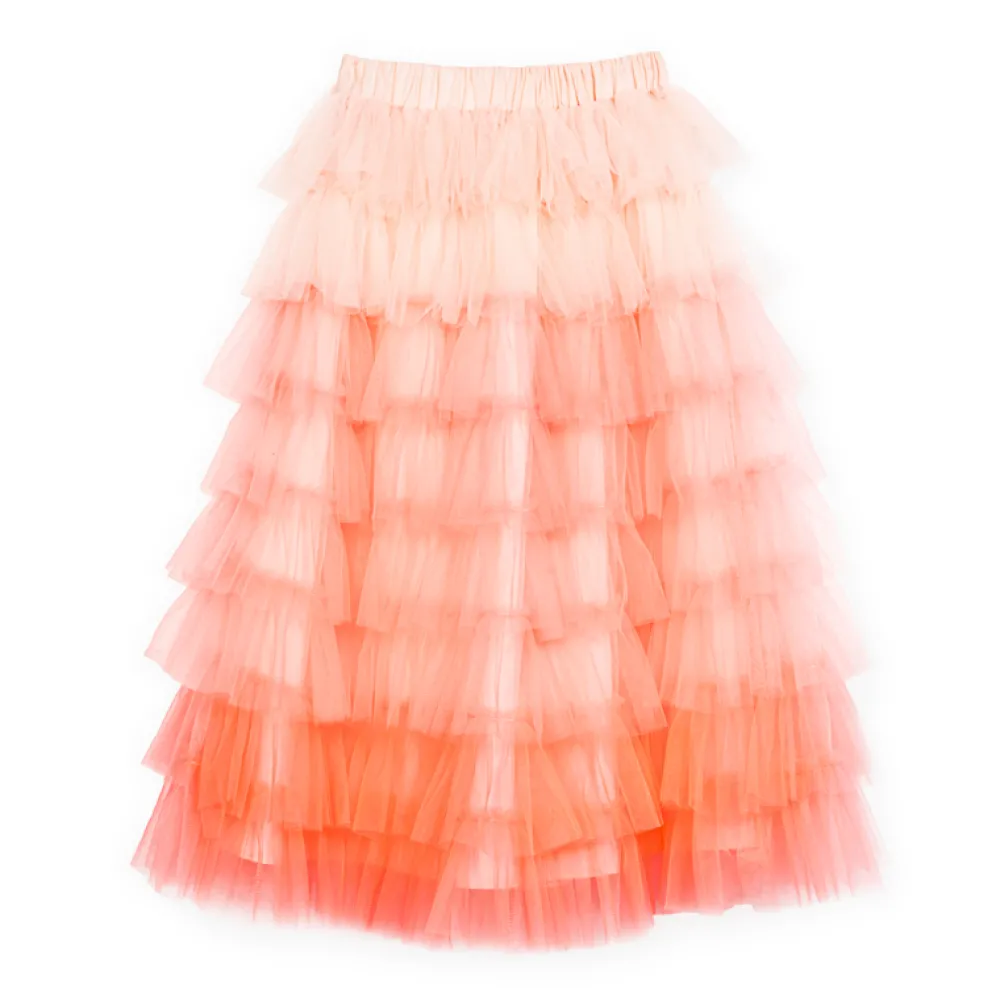 Cheap Ratatam Jupe froufrou – Orange