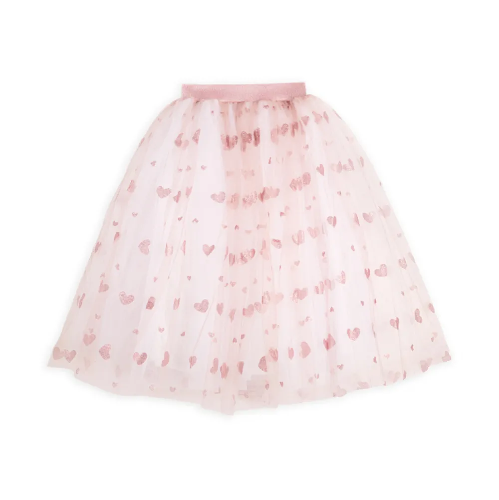 Clearance Ratatam Jupon long coeur pailleté – Rose