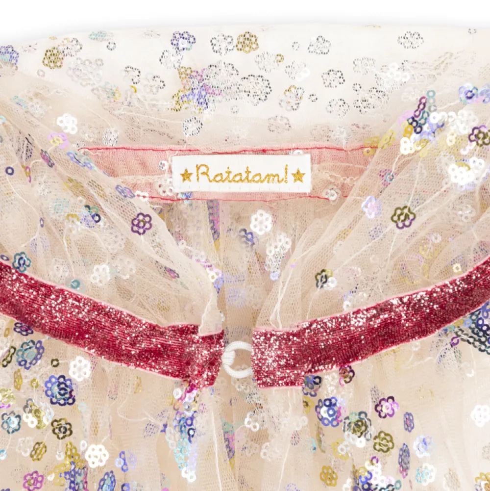 Best Ratatam La cape brodée à sequins – Multicolore