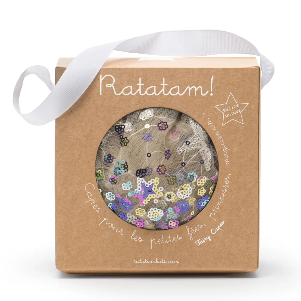 Best Ratatam La cape brodée à sequins – Multicolore