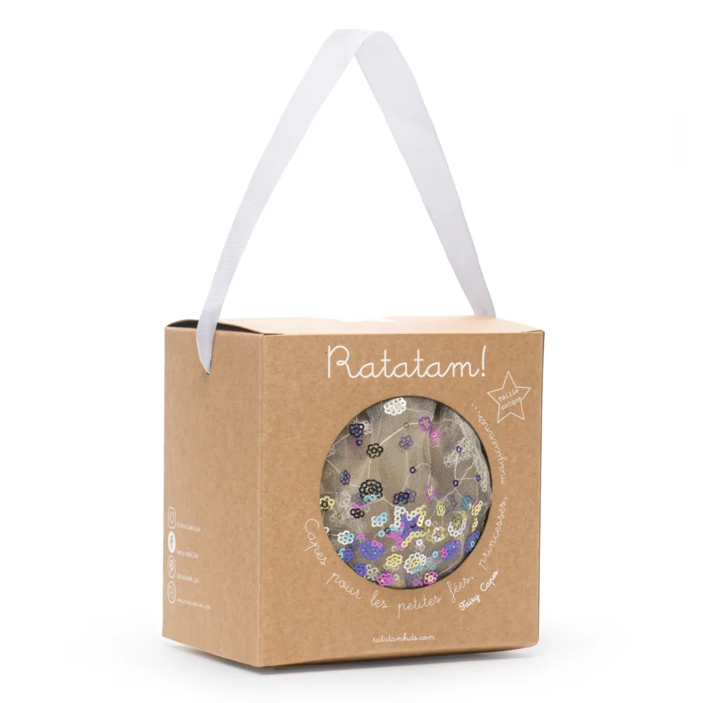 Best Ratatam La cape brodée à sequins – Multicolore