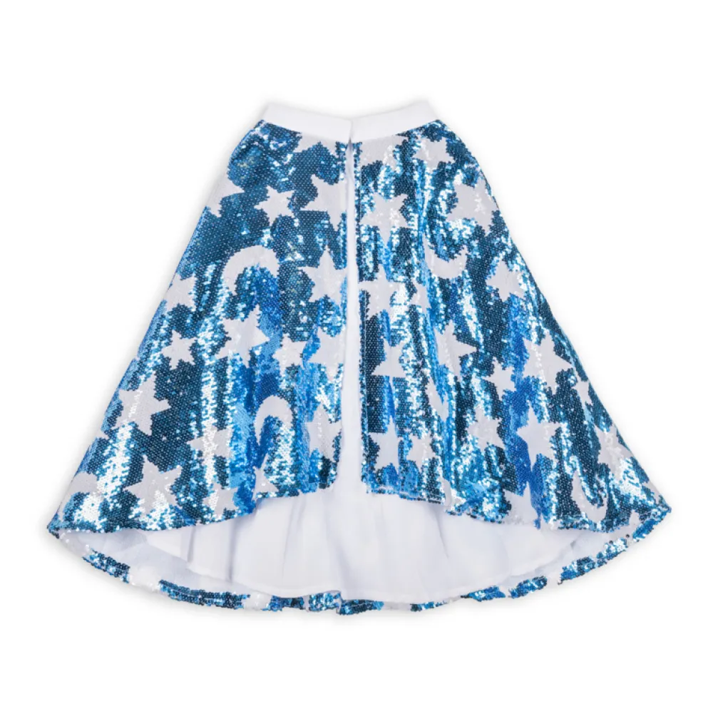 Store Ratatam La cape cosmique à sequins – Bleu