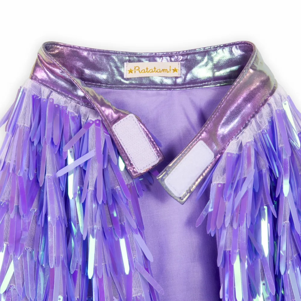 Discount Ratatam La cape holographique à franges – Violet