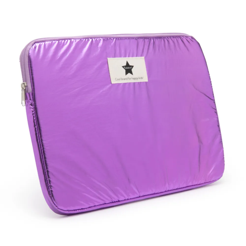 Online Ratatam La Pochette Ordinateur Brillante Métallisée – Violet