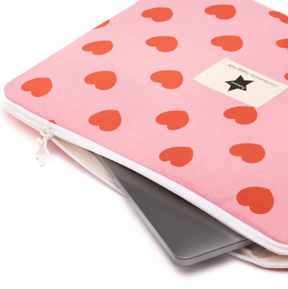 Discount Ratatam La Pochette Ordinateur Coeurs – Rose