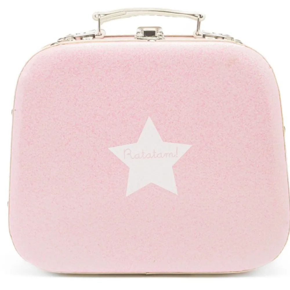 Hot Ratatam La valise pailletée 25 cm – Rose