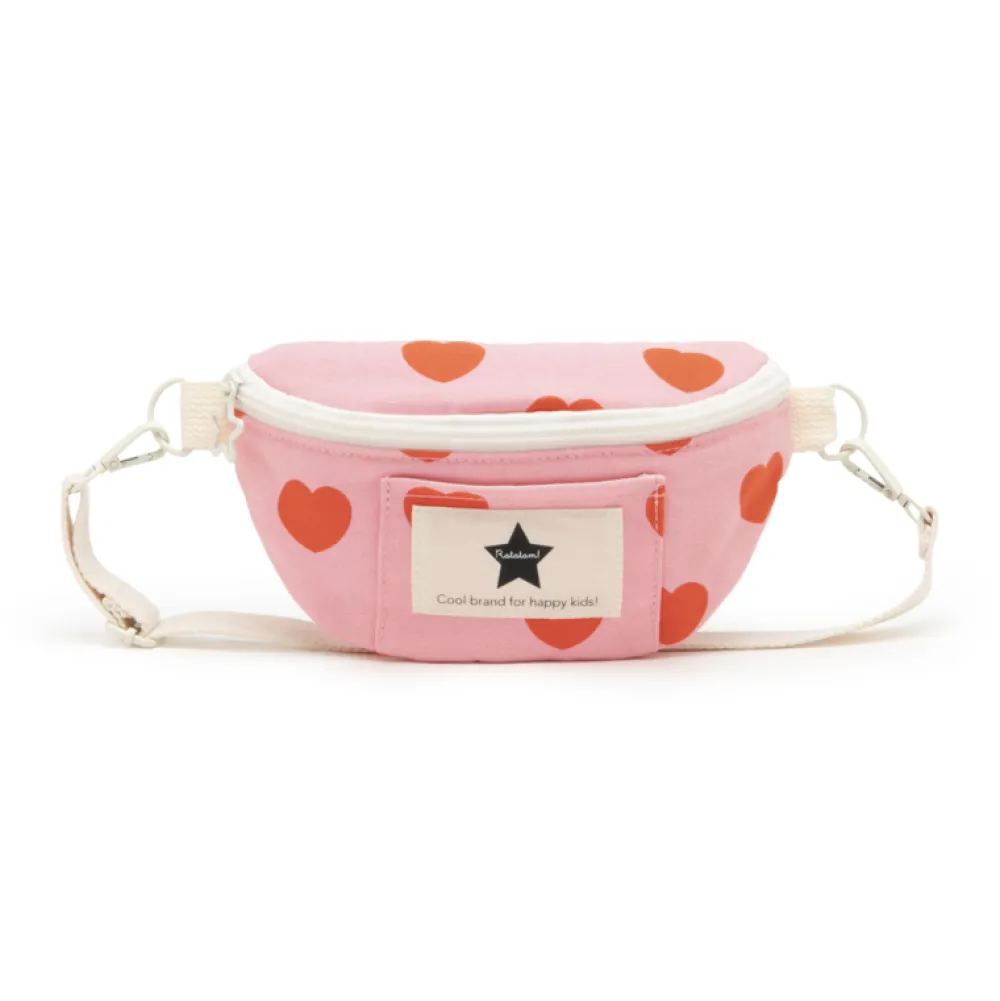 Flash Sale Ratatam Le baby sac banane motif coeur – Rose et rouge
