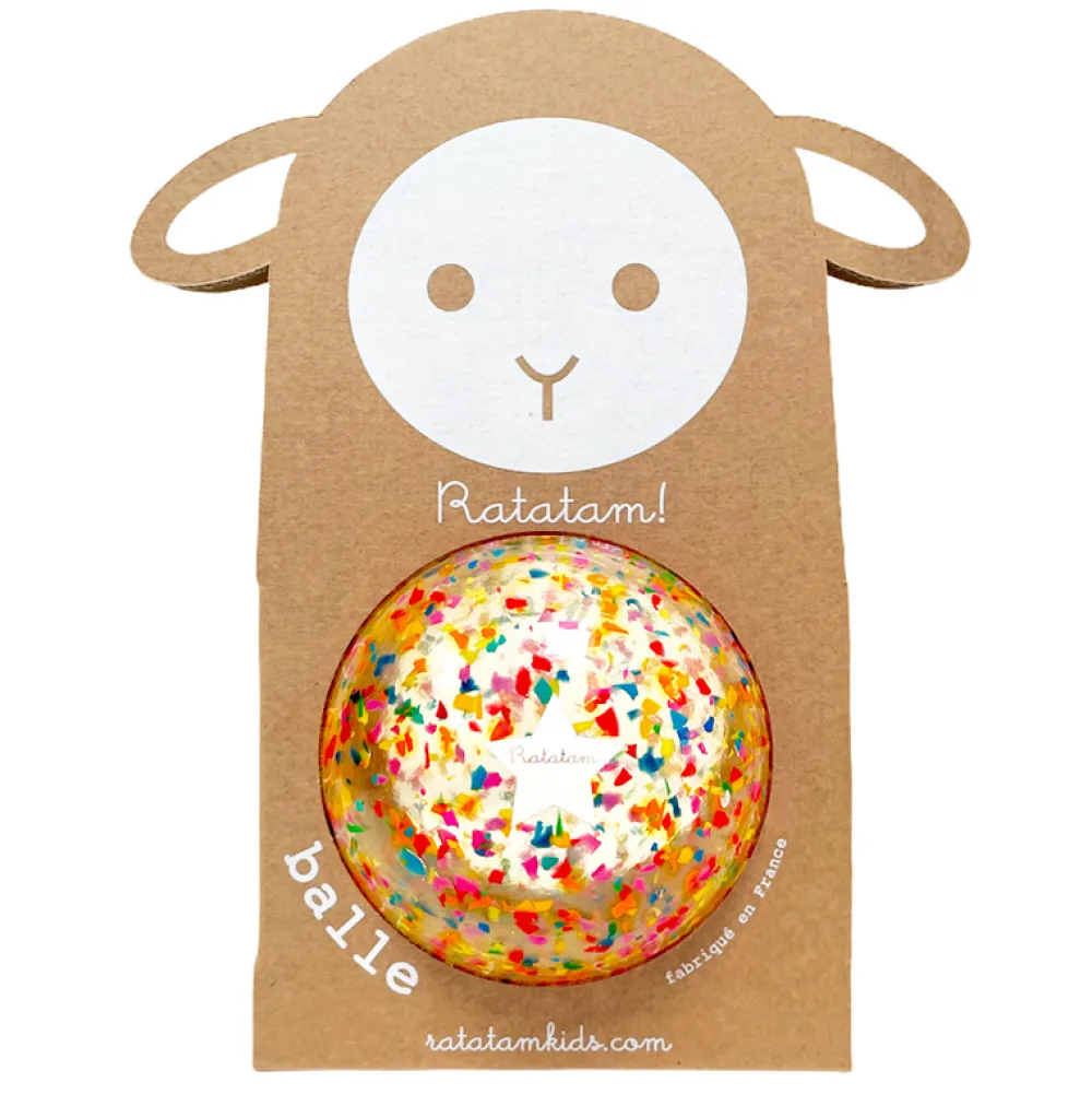 Best Ratatam Le Ballon Confetti 10 cm – Multicolore