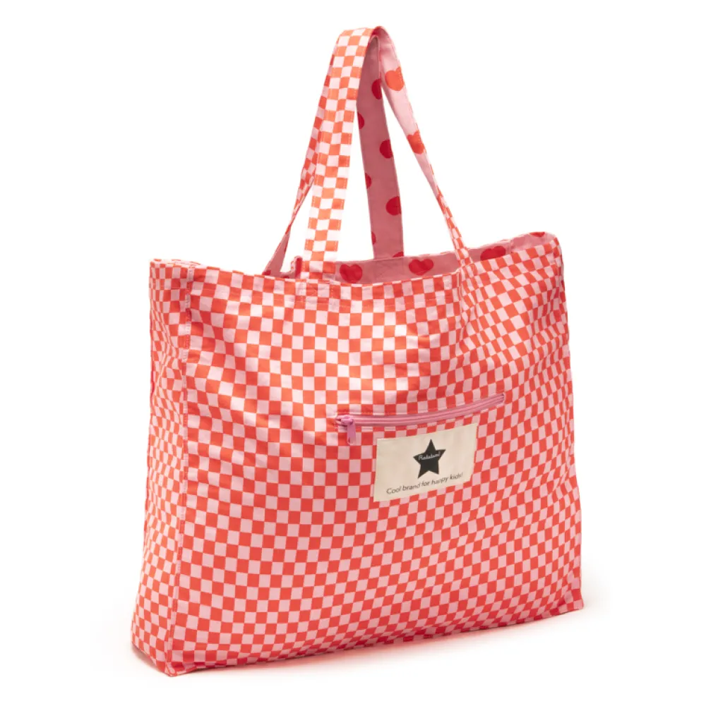 Cheap Ratatam Le Grand Cabas coton coeur – Rose