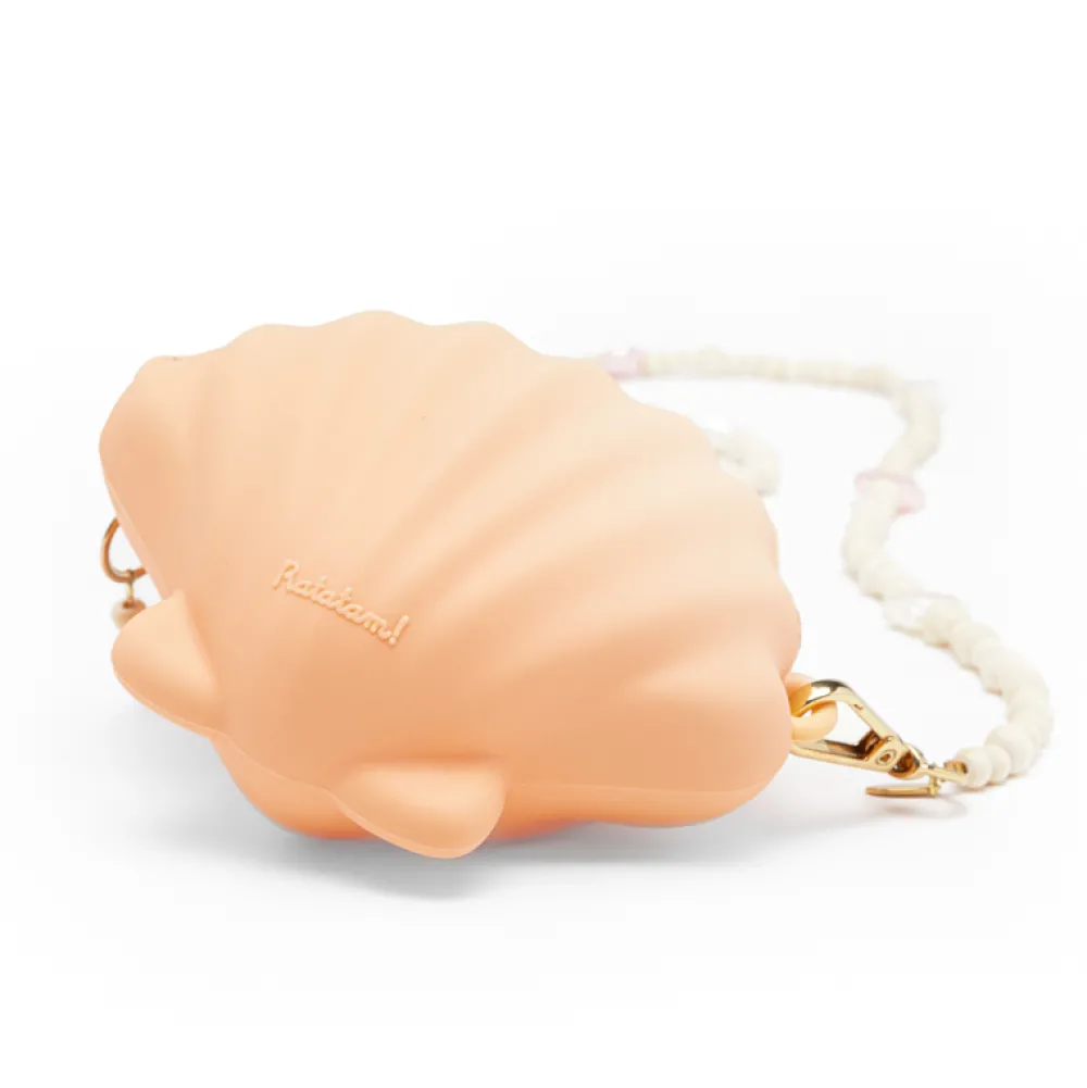 Best Sale Ratatam Le sac à main coquillage avec anse bijoux – Corail