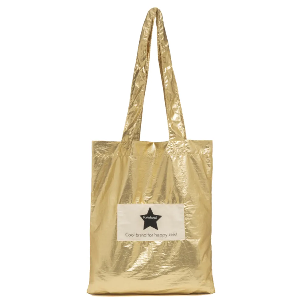 Discount Ratatam Le Tote Bag Brillant Métallisé – Or