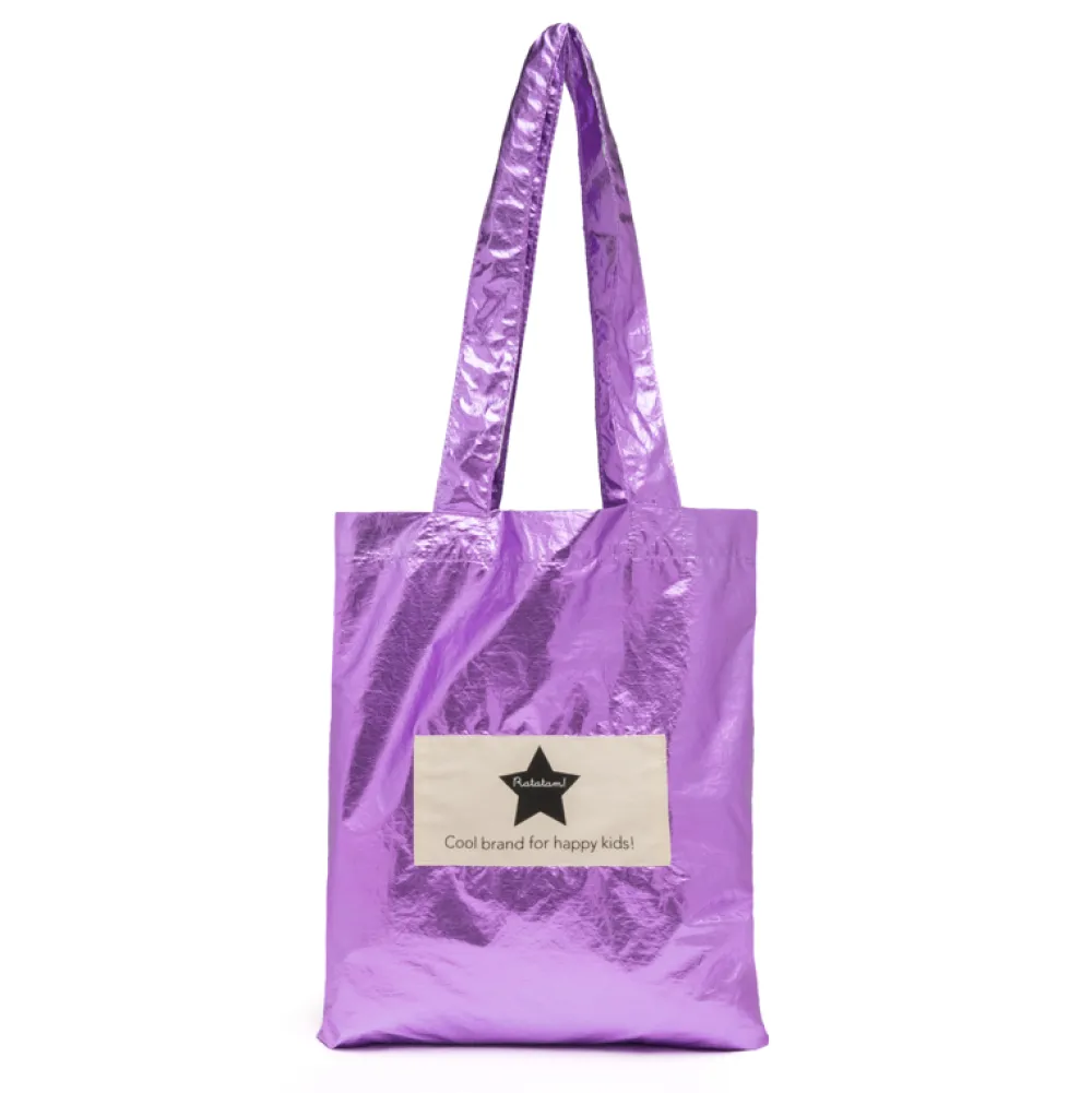 Discount Ratatam Le Tote Bag Brillant Métallisé – Violet