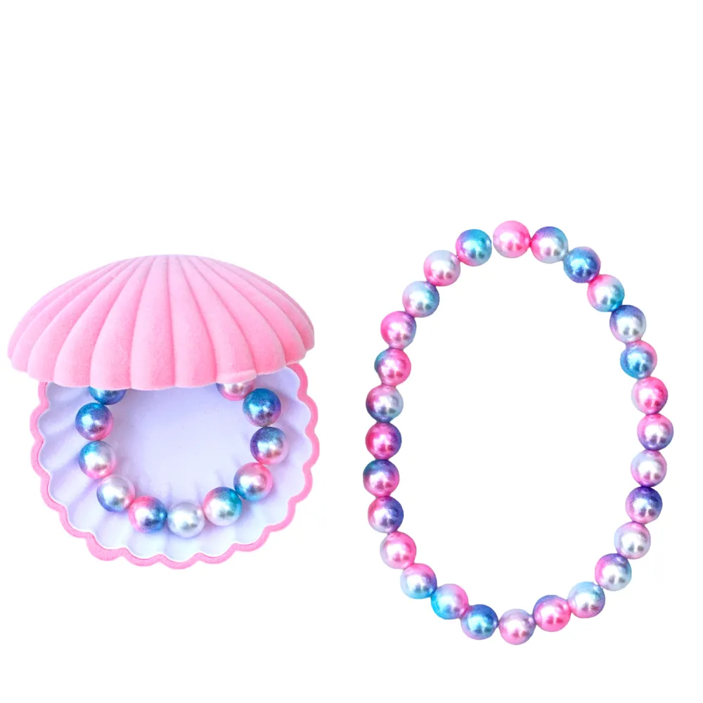 Shop Ratatam Set coquillage bijoux perles – Rose