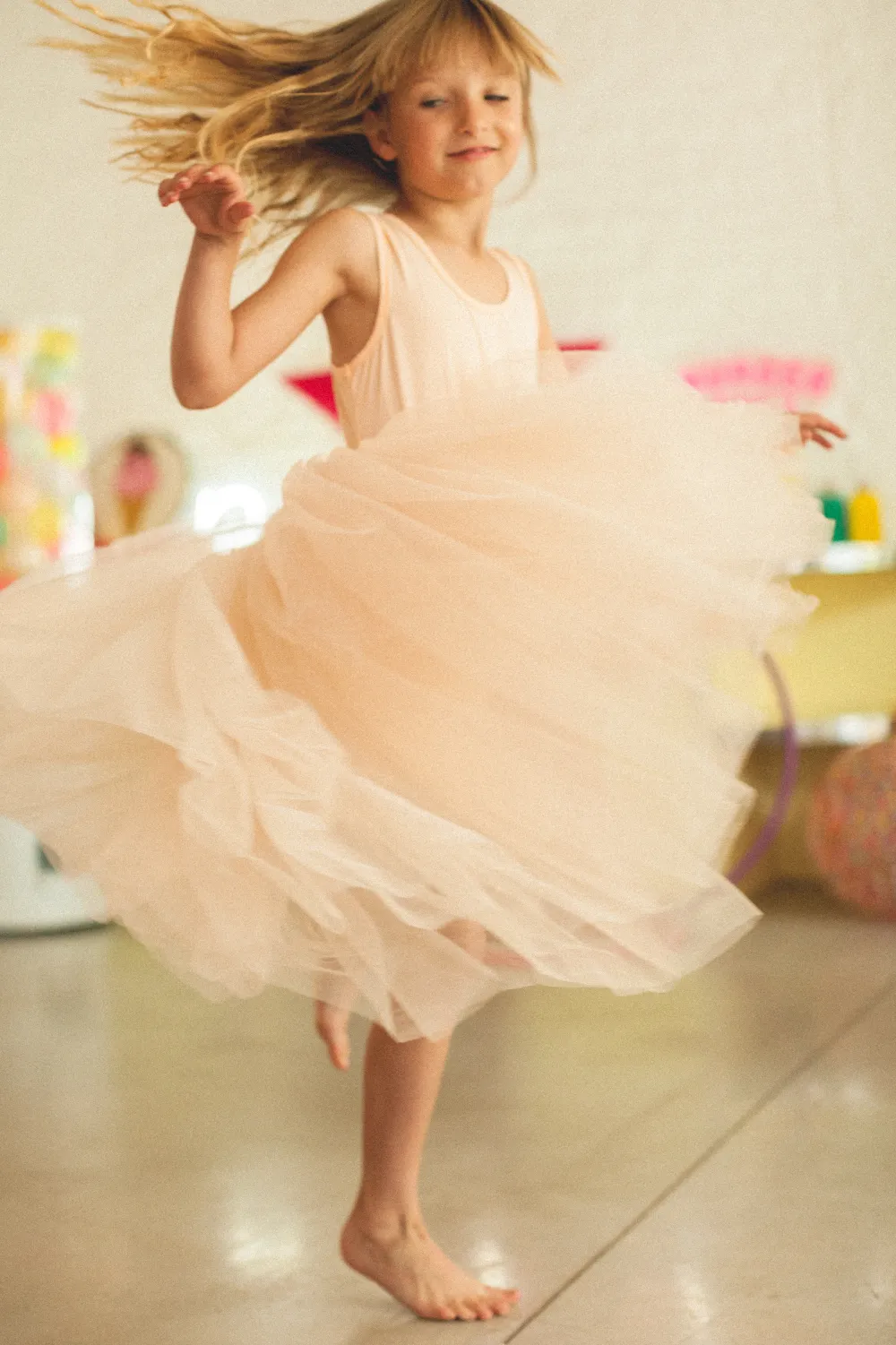 Online Ratatam Tutu long rock abricot
